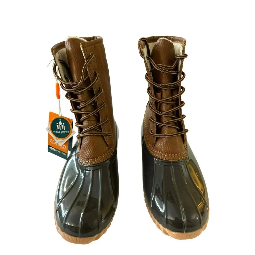 Sporto Waterproof Duck Boots With Thermolite Insulation Size 7 NEW
